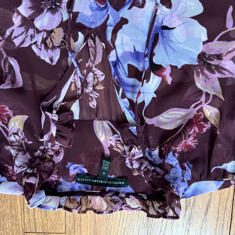WHBM sheer blouse - Picture 3 of 4